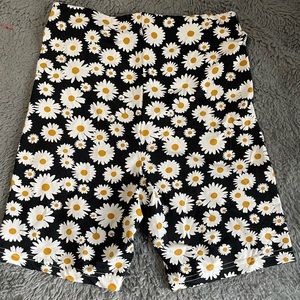 forever 21 floral biker shorts